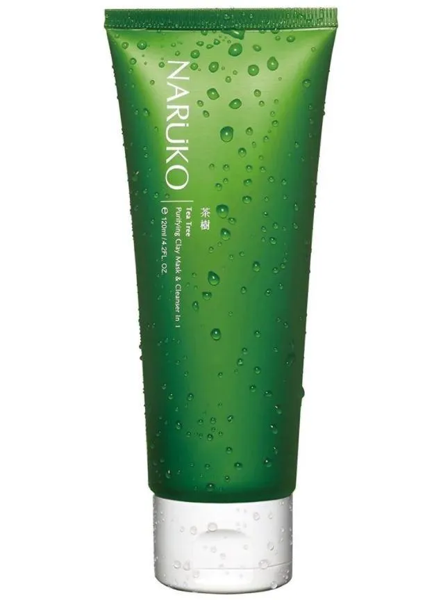 Sữa rửa mặt làm sạch sâu, trị mụn Naruko Tea Tree Purifying Clay Mask and Cleanser. (anhr: internet)