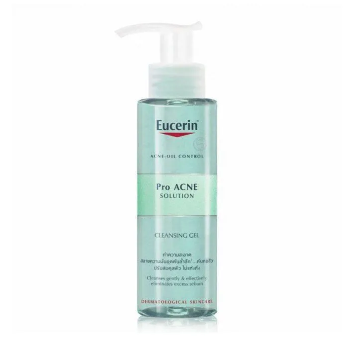 Gel rửa mặt giảm nhờn, trị mụn Eucerin ProAcne Cleasing Gel. (ảnh: internet)