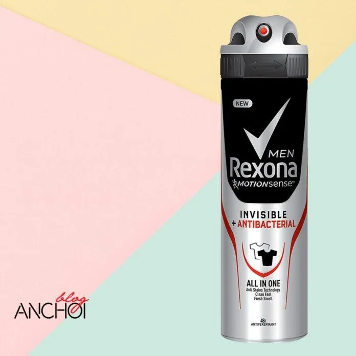 Xịt khử mùi Rexona Invisible Antibacterial loại bỏ mùi hương đến 48 giờ ( Nguồn: Blogphunu.edu.vn)