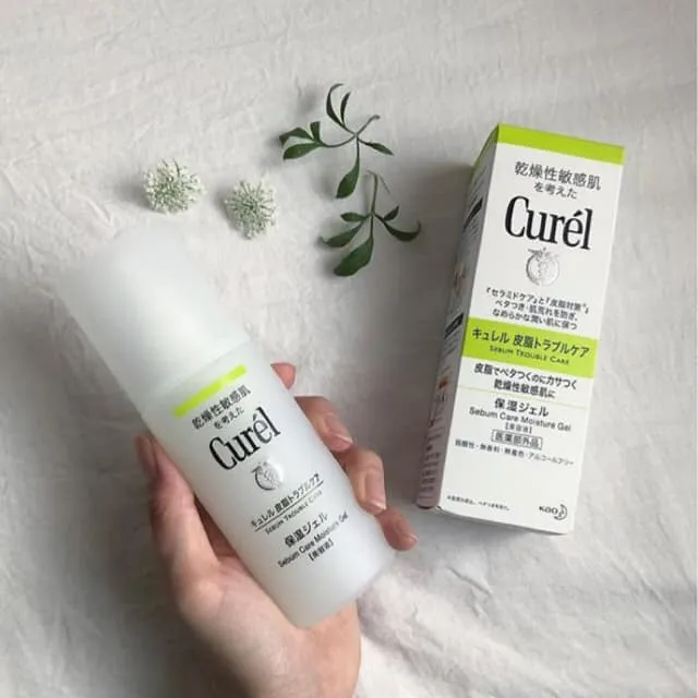 Curel Sebum Trouble Care Sebum Care Moisture Gel được sử dụng công nghệ giúp kiểm soát dầu và cân bằng ẩm hiệu quả (Nguồn: internet)