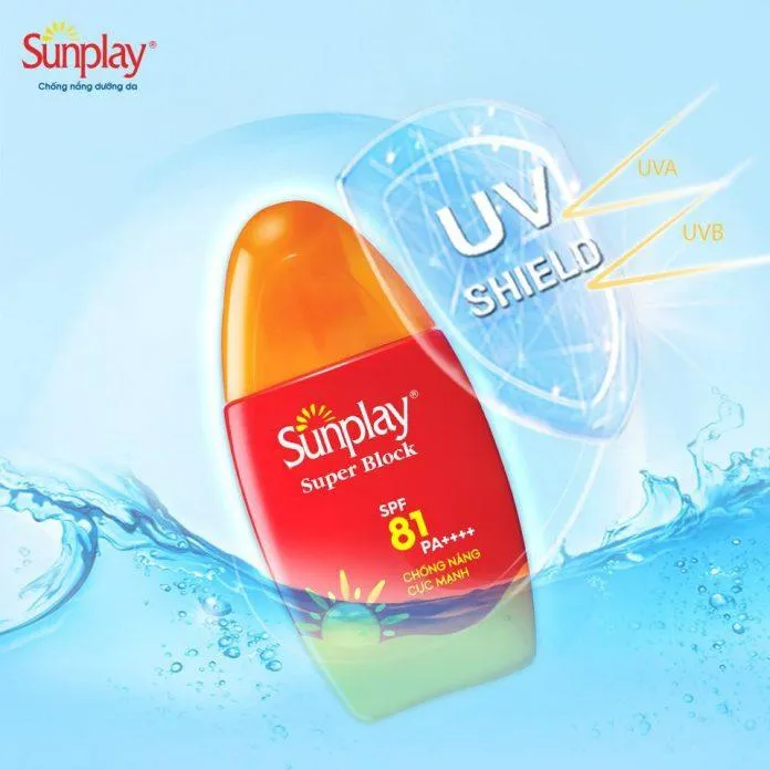 Kem chống nắng Sunplay Super Sunblock với chỉ số SPF 81 bảo vệ da siêu tối ưu (Nguồn: internet)