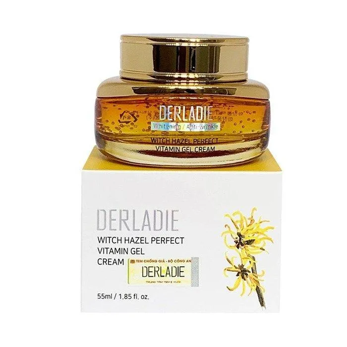 Gel dưỡng ẩm kiềm dầu, ngừa mụn Derladie Witch Hazel Perfect Vitamin Gel Cream. (ảnh: internet)