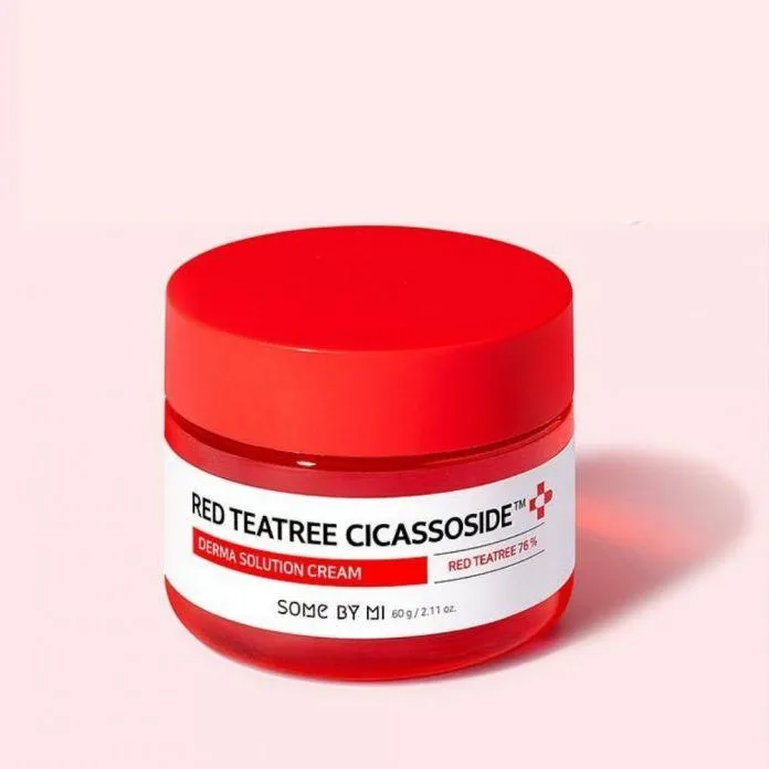 Gel dưỡng ẩm trị thâm mụn Some By Mi Red Tea Tree Cicassoside Final Solution Cream. (ảnh: internet)