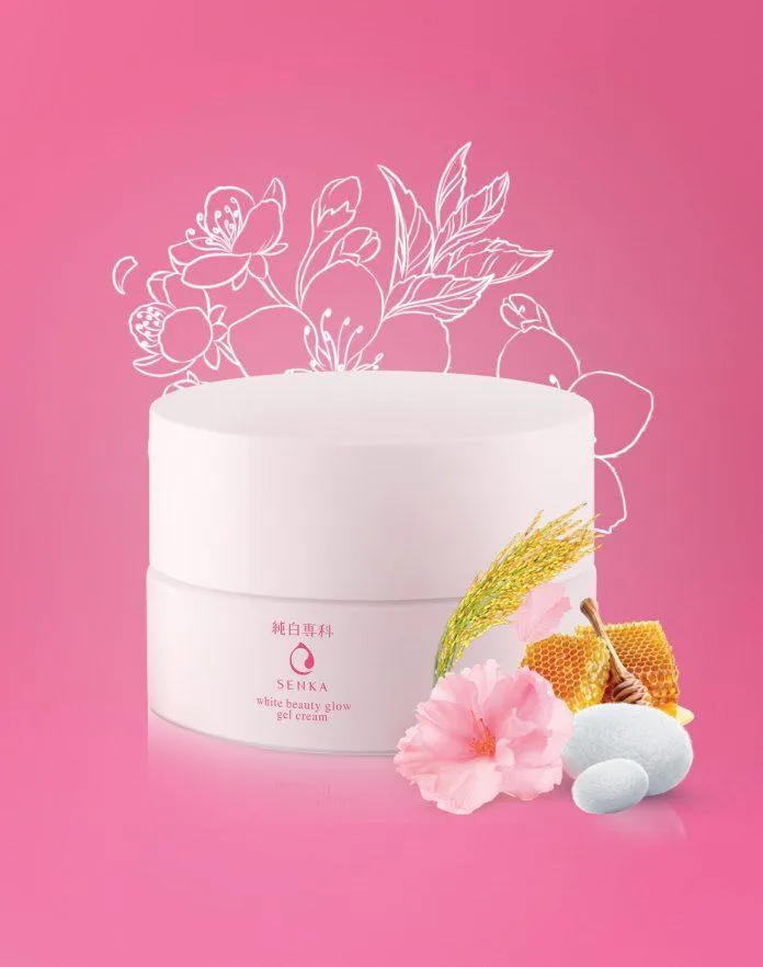 Kem dưỡng Senka White Beauty Glow Gel Cream dưỡng da trắng sáng vào ban đêm ( Nguồn: internet)