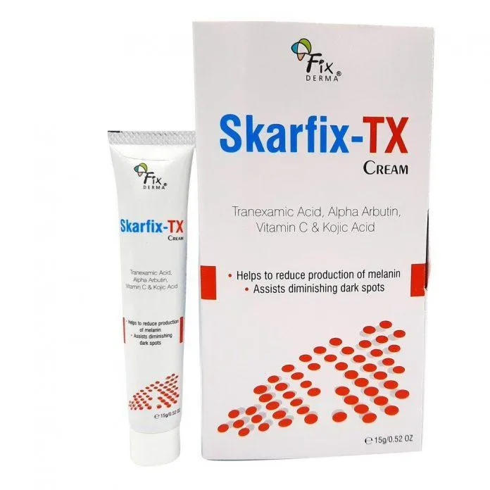 Kem hỗ trợ trị thâm nám Skarfix - TX Fixderma (Nguồn: Internet)