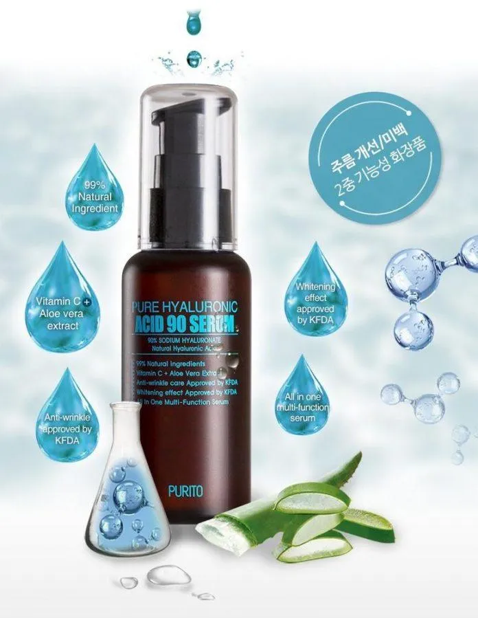 Serum dưỡng ẩm chuyên sâu Purito Pure Hyaluronic Acid 90 Serum. (ảnh: internet)