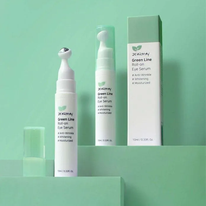 Dearmay Green Line Roll On Eye Serum là thanh lăn mắt đến từ xứ sở kim chi của Hàn Quốc với thành phần thiên nhiên lành tính (Nguồn: internet)