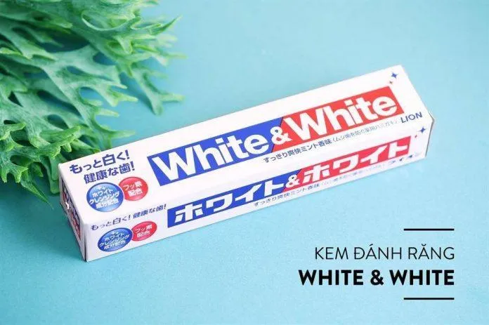 Kem đánh răng White & White Nhật Bản còn có thể giảm vôi răng và ngăn hôi miệng (Nguồn: Internet)