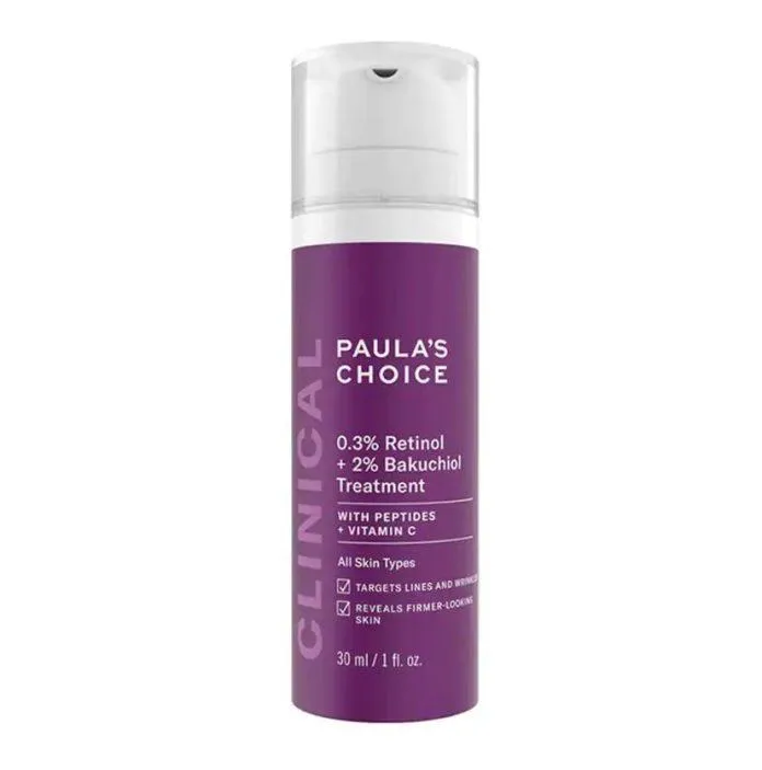 Paula’s Choice 0.3% Retinol + 2% Bakuchiol Treatment (Nguồn: Internet).