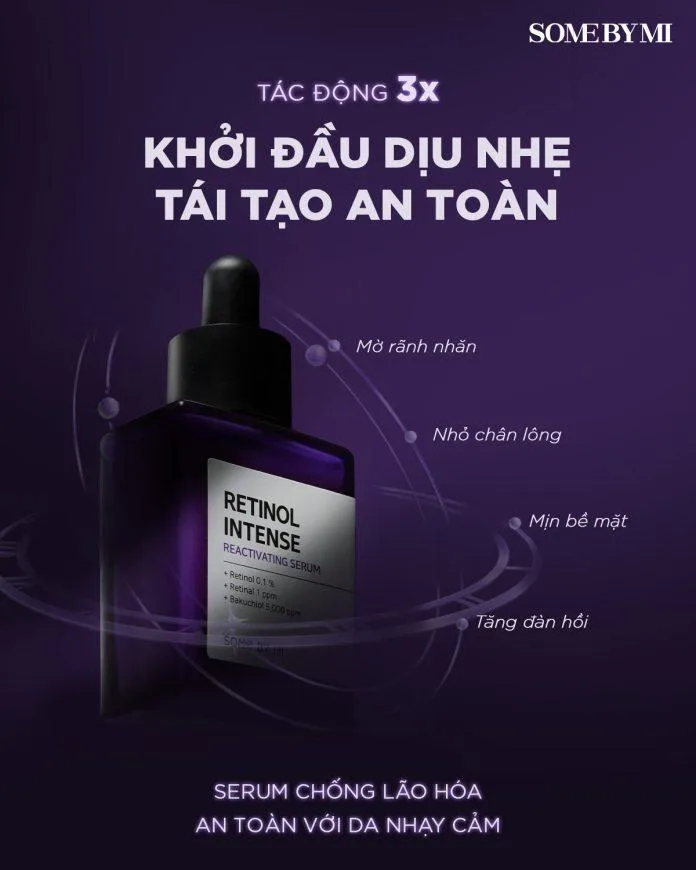 Retinol Serum dành cho da nhạy cảm và người mới bắt đầu.