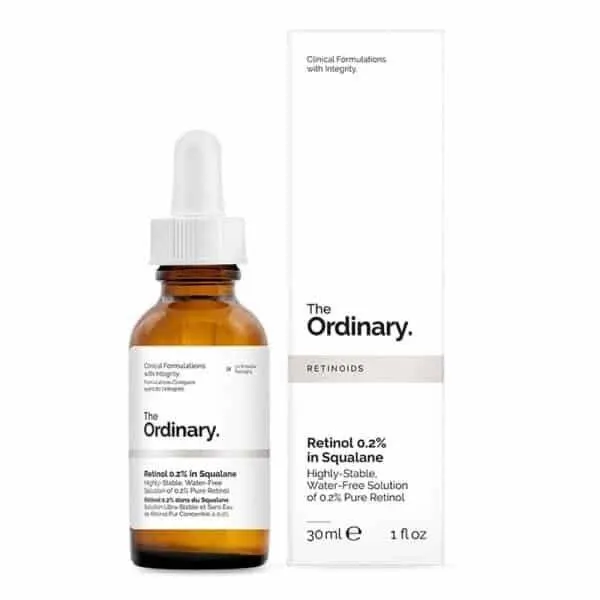 Retinol serum in Squalane của The Ordinary.