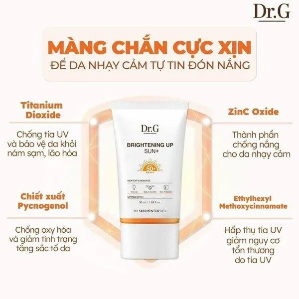 Kem chống nắng Dr.G Brightening Up Sun+ SPF50+ PA+++