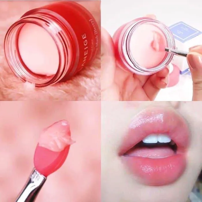 Mặt nạ ngủ môi Laneige với chất kem mềm mịn chứa nhiều dưỡng chất tự nhiên (Ảnh: Blogphunu.edu.vn)