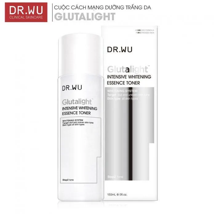 Bao bì, thiết kế của DR.WU Glutalight Intensive Whitening Serum. (Nguồn: Internet.)