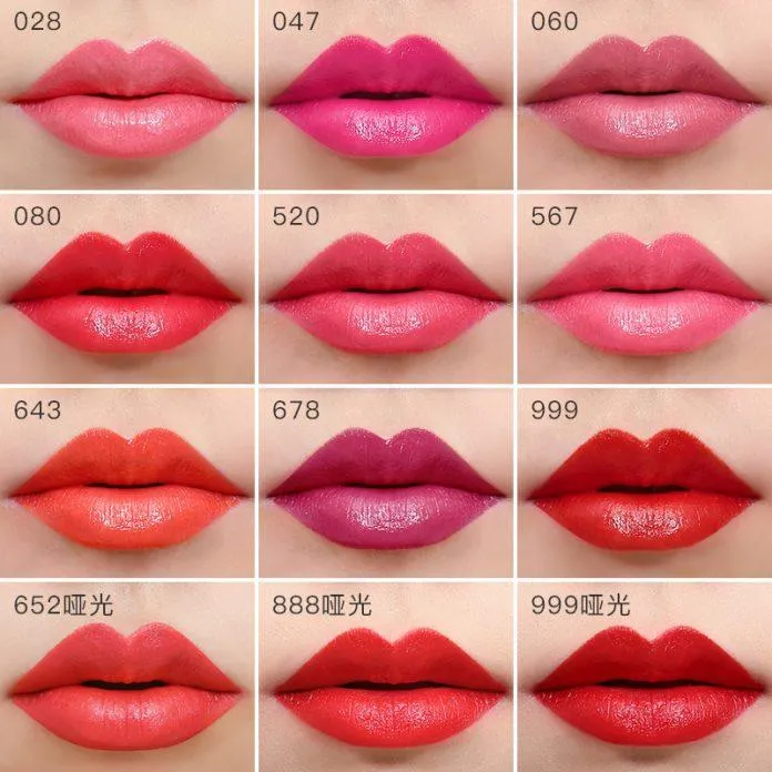 Sắc son vô cùng đa dạng của Rouge Dior Lipstick (Ảnh: Internet)