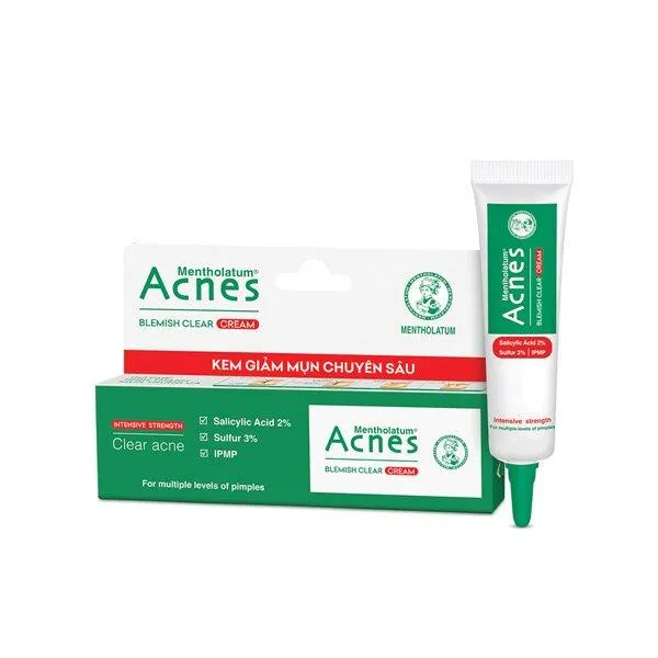 Kem trị mụn Acnes Blemish Clear Cream