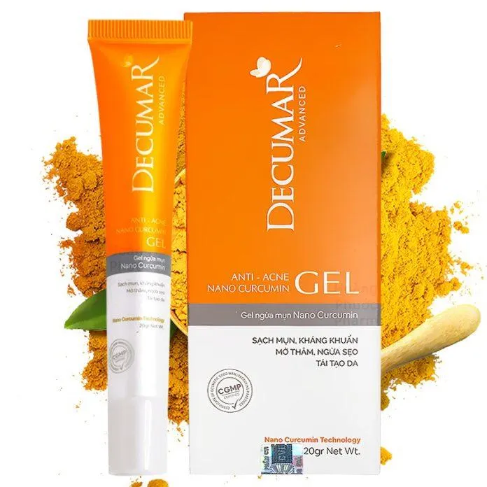 Gel trị mụn Decumar Anti-Acne Nano Curcumin Gel