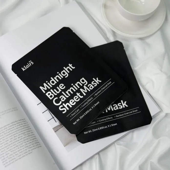 Mặt nạ Klairs Midnight Blue Calming Mask có khả năng chống viêm và làm dịu da hiệu quả (Nguồn: Internet).