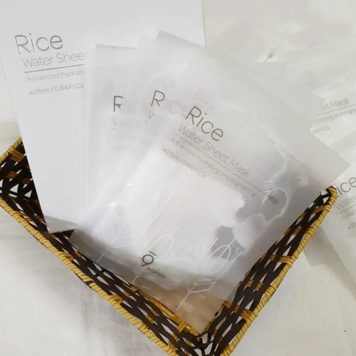 Mặt nạ 9wishes Rice Water Sheet Mask (Nguồn: Internet).