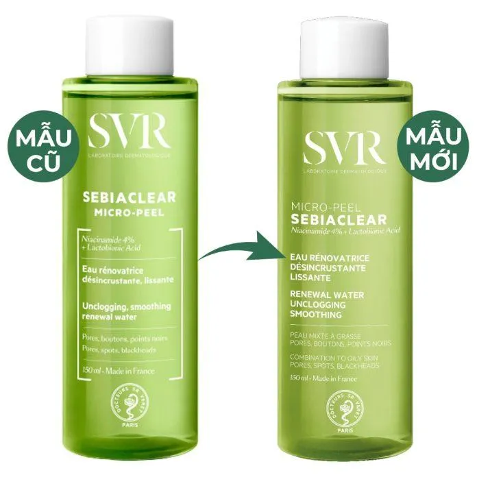 Toner SVR Sebiaclear Micro Peel là toner thiên về điều trị (Ảnh: Internet)