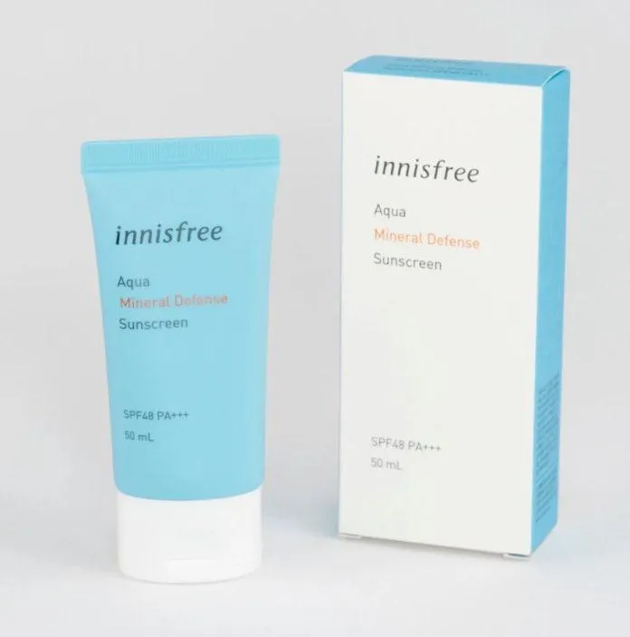 Dòng kem chống nắng mới này của Innisfree thích hợp với làn da thường, thiên dầu và ít khuyết điểm. (Nguồn: Internet).