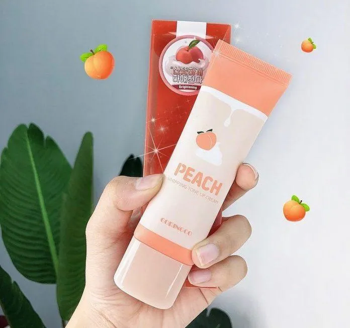 Kem Dưỡng Trắng Nâng Tông Da Coringco Peach Whipping Tone Up Cream. (Nguồn ảnh: Internet)