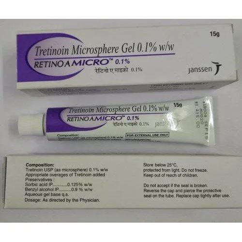 Sản phẩm Tretinoin Microsphere Gel Retino-A Micro 0.04% (Nguồn: Internet).