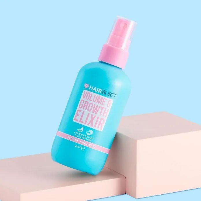 Xịt dưỡng tóc Hairburst Volume & Growth Elixir sẽ giúp mái tóc bạn thêm bồng bềnh (Nguồn: Internet)