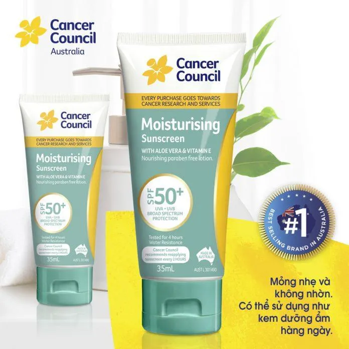 Kem chống nắng Cancer Council Sensitive Sunscreen dành cho làn da nhạy cảm giảm kích ứng ( Nguồn: internet)