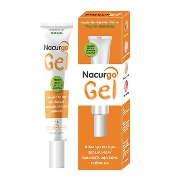 Nacurgo Gel nghệ trị mụn và thâm