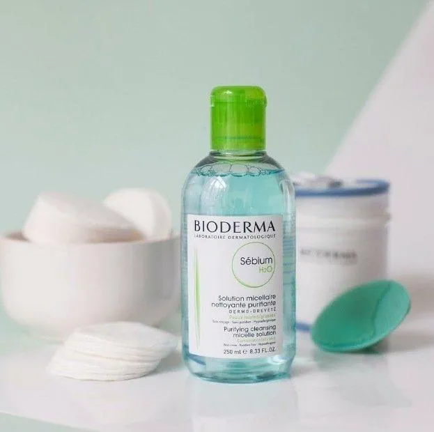 Nước tẩy trang cho da dầu Bioderma Sebium H2O (Ảnh: Internet).