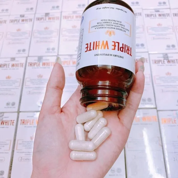 Viên uống Triple White (Ảnh: internet)