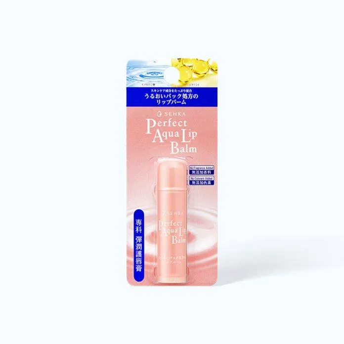 Son dưỡng môi cấp ẩm Senka Perfect Aqua Lip Balm. (Nguồn: Internet)